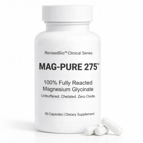 MAG-PURE 275™ The “Honest Yield” Magnesium GLYCINATE – 100% Fully Reacted & Unbuffered