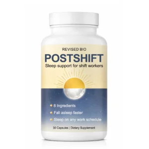 POSTSHIFT — Sleep Support for Shift Workers | 8-Ingredient Formula with Melatonin 1mg, Magnesium Glycinate 400mg & Ashwagandha KSM-66