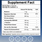 POSTSHIFT — Sleep Support for Shift Workers | 8-Ingredient Formula with Melatonin 1mg, Magnesium Glycinate 400mg & Ashwagandha KSM-66