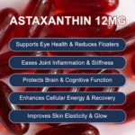 Astaxanthin 12mg + MCT Oil | The Antioxidant Your Body Actually Absorbs | 120 Softgels - Image 9