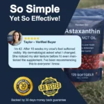 Astaxanthin (12mg) + MCT Oil