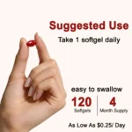 Astaxanthin 12mg + MCT Oil | The Antioxidant Your Body Actually Absorbs | 120 Softgels - Image 4