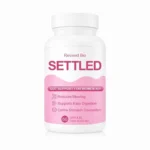 SETTLED — Digestive Support for Menopause | Bloating Relief for Women 40+ | Probiotics, Digestive Enzymes, Peppermint, Ginger | 60 Capsules