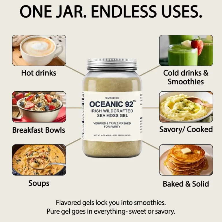 Versatile sea moss gel uses