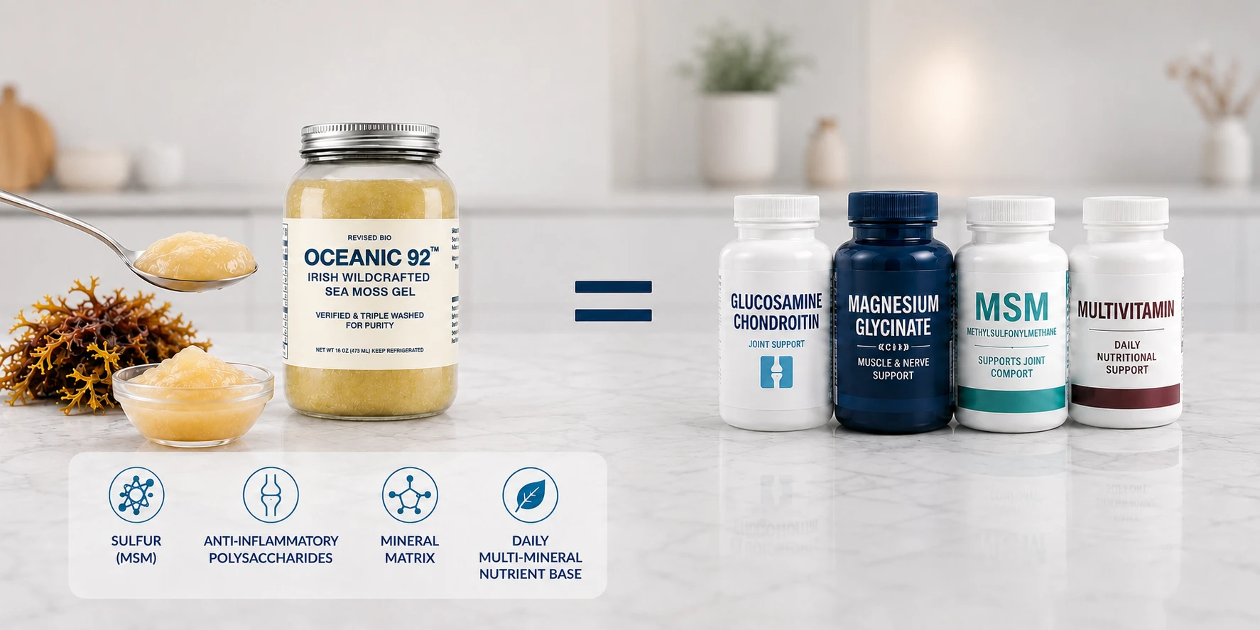 Replace multiple supplement bottles