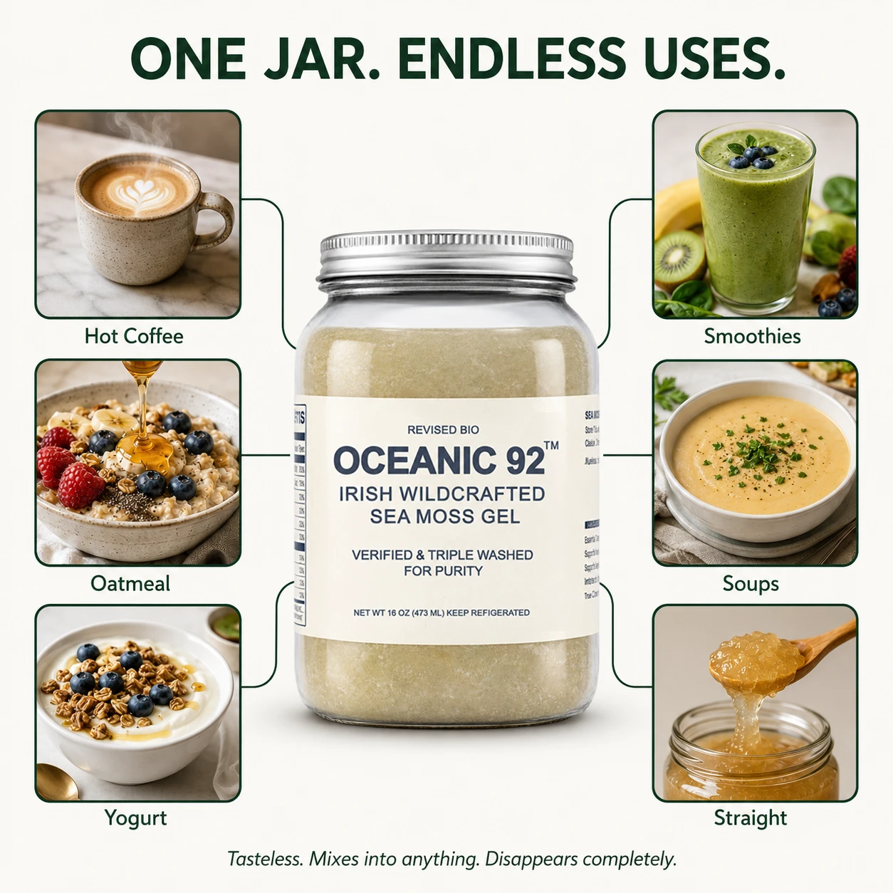 One Jar. Endless Uses.
