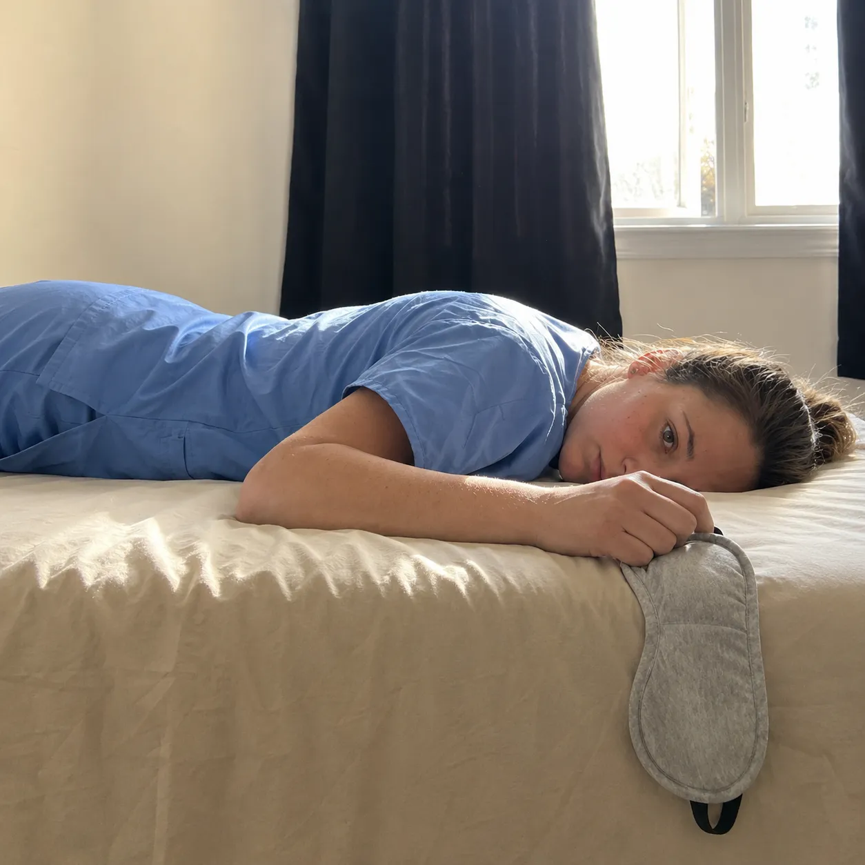 Struggle to sleep during the day after a night shift