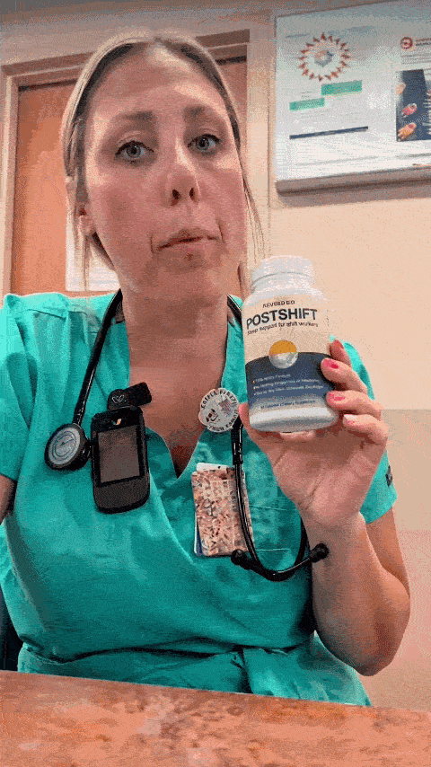 Night-shift nurse using PostShift